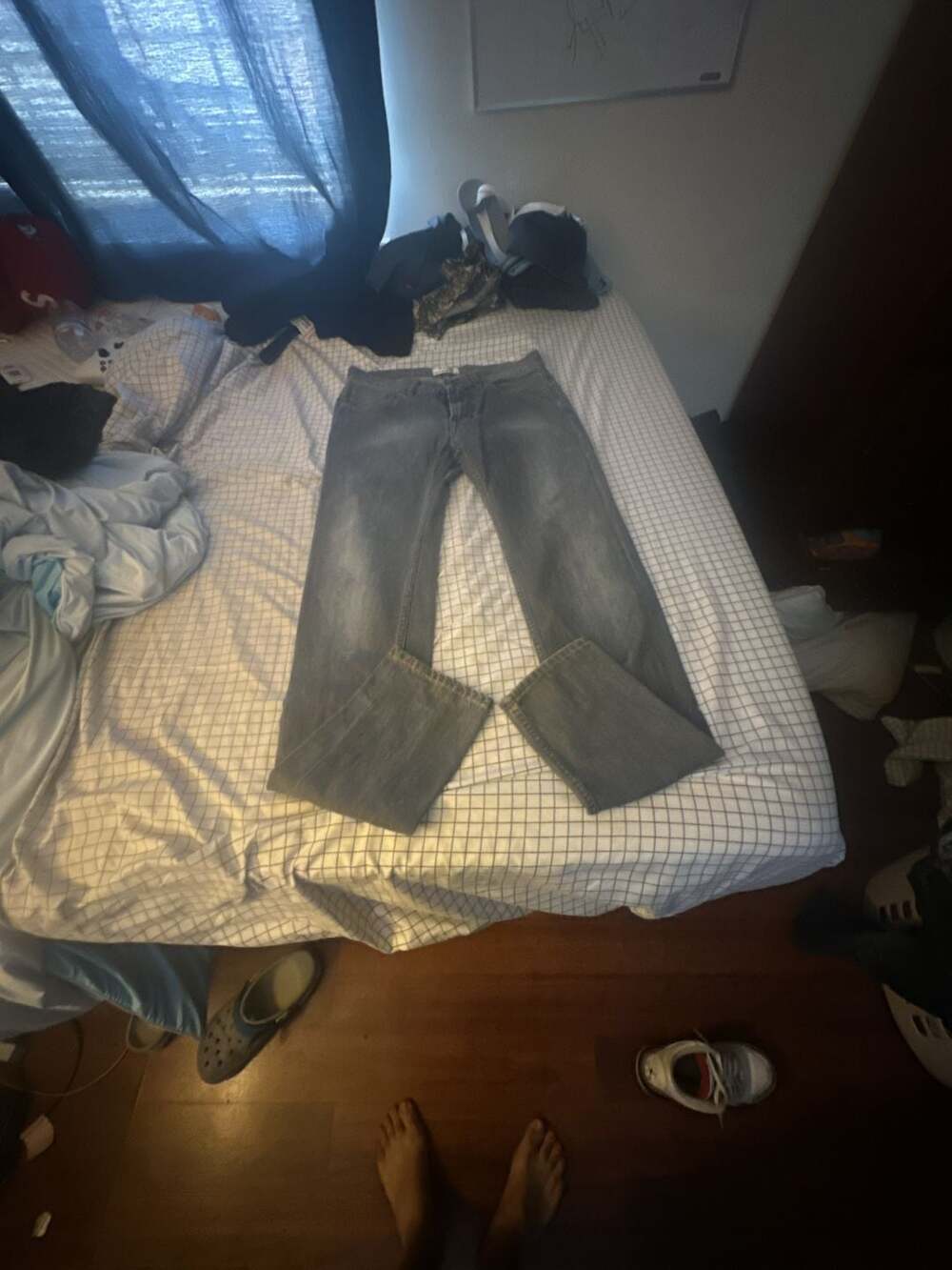 Acne Studios Ace Legend Grey Denim Jeans Size 29x32